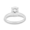 2.05 CT Oval Cut Hidden Halo Moissanite Engagement Ring in 18K Rose Gold
