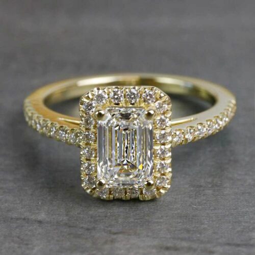 Halo Vintage Engagement Ring