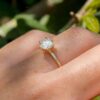 1.75 CT Round Brilliant Cut 6 Prong Solitaire Moissanite Engagement Ring