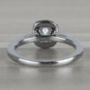 0.84 CT Cushion Cut Moissanite Dainty Halo Engagement Ring