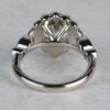 2.04 CT Round Brilliant Cut Moissanite Unique Halo Engagement Ring