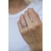 4.0 CT Elongated Oval Cut Moissanite Solitaire Engagement Ring in 14K Rose Gold