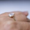 1 CT Round Cut  4 Prong  Moissanite solitaire Diamond Engagement Ring in 14K Rose Gold