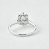 1.21 CT Oval Cut Moissanite Bridal Vintage Style Engagement Ring