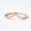 1.50 MM Solid Gold Curved Perfect Stacking Band for All Rings