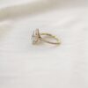 2.48 CT Marquise Cut Moissanite Halo Engagement Ring