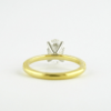 1.33 CT Oval Cut Moissanite Engagement Ring in 14K Yellow Gold