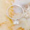 1.75 CT Round Brilliant Cut Moissanite Hidden Halo Engagement Ring