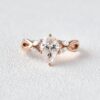 1.80 CT Pear Cut Solitaire Moissanite Classic Engagement Ring