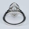 1.62 CT Marquise Cut Moissanite Unique Double  Halo Engagement Ring