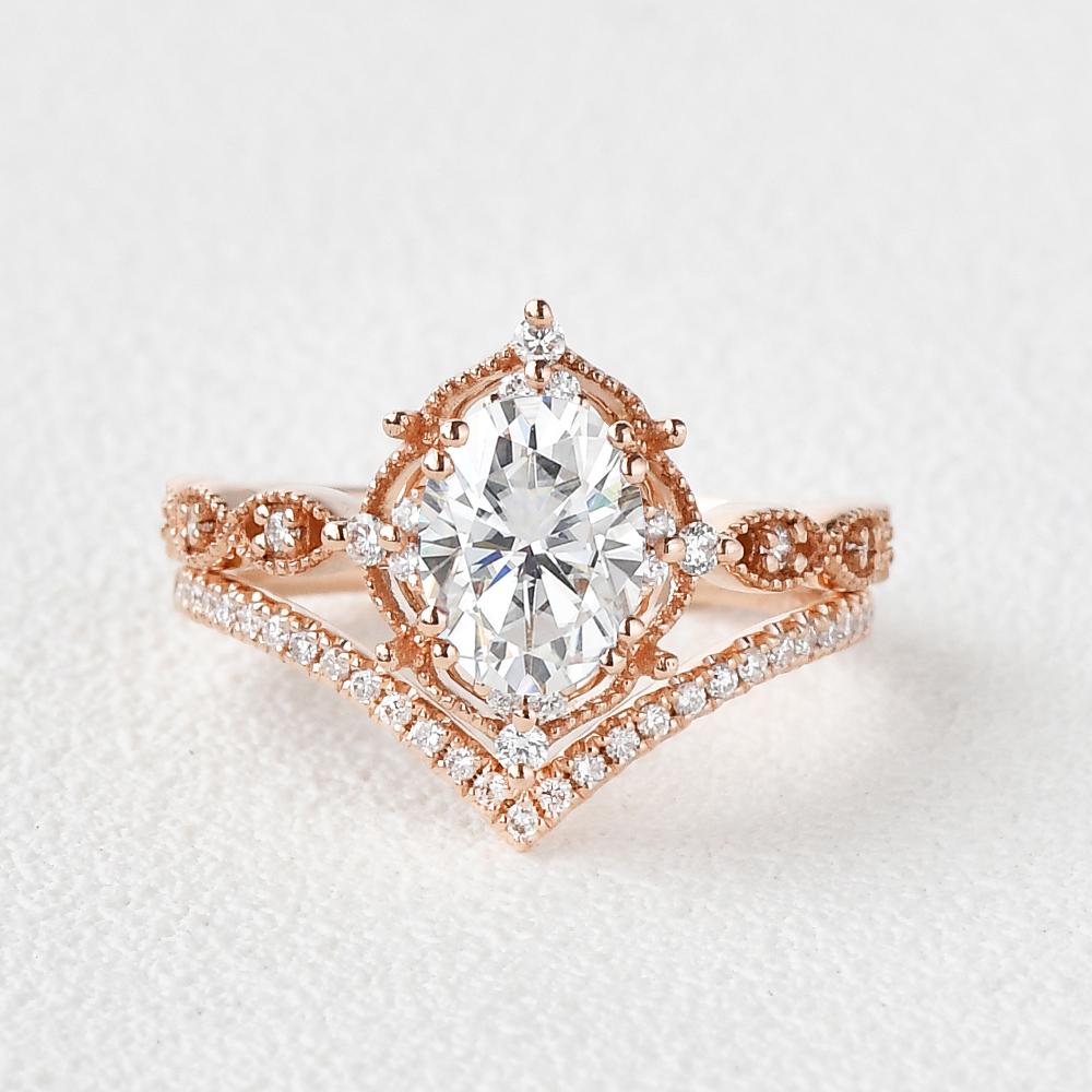Engagement Ring Bridal Set