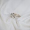 3.85 CT Cushion Cut Solitaire Moissanite Hidden Halo Engagement Ring
