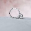 6.0CT Elongated Cushion Cut Moissanite Halo Engagement Ring