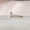 3.79CT Emerald Cut Hidden Halo Moissanite Engagement Ring