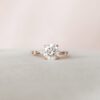 2.50 CT Round Cut Moissanite Solitaire Engagement Ring