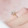 1.50CT Emerald Cut Hidden Halo Moissanite Engagement Ring