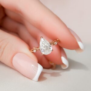 Twig Diamond Engagement Ring