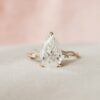 2.5CT Pear Shaped Nature Inspired Twig Diamond Engagement Ring
