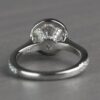 1.03 CT Round Brilliant Cut Double Claw Halo Moissanite Engagement Ring