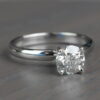 1.75 CT Round Brilliant Cut 4 Prong Solitaire Moissanite Engagement Ring